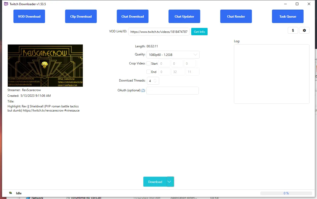 Twitch Downloader [Open Source]